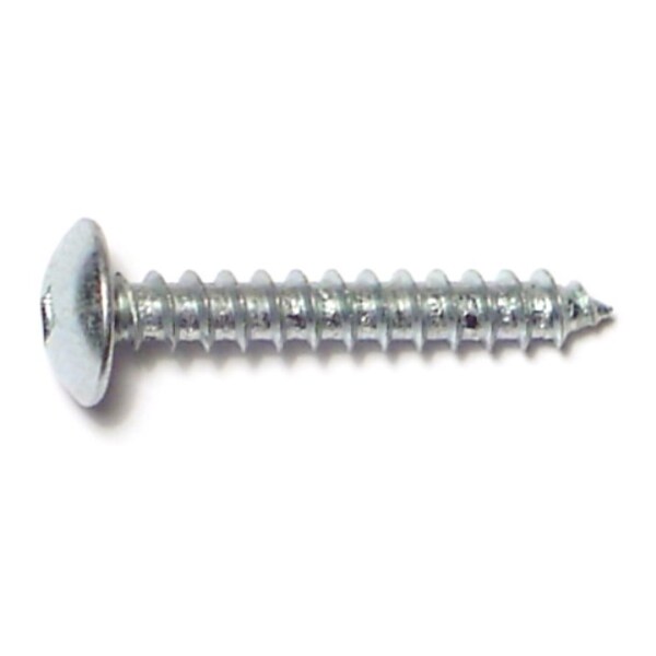 Midwest Fastener Sheet Metal Screw, #10 x 1-1/4 in, Zinc Plated Steel Truss Head Square Drive, 25 PK 30817 - main